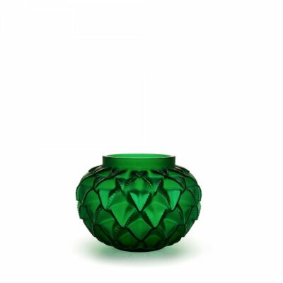 Vase pm languedoc lalique - Vert