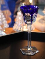 verre-vin-du-rhin-harcourt-bleu-Baccarat-neuf