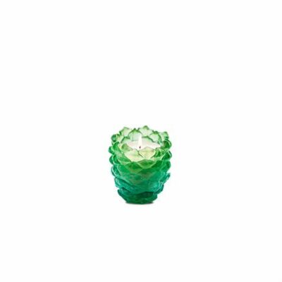 bougie-verte-pomme-de-pain-cristal-daum