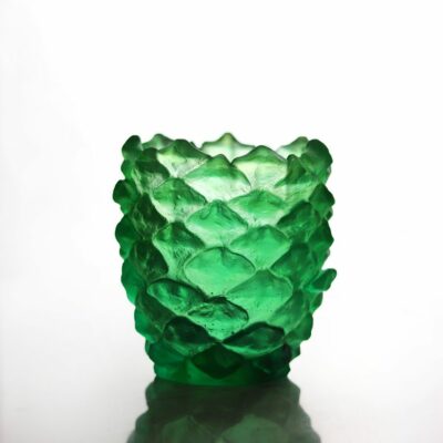 bougie pomme de pin cristallerie daum france