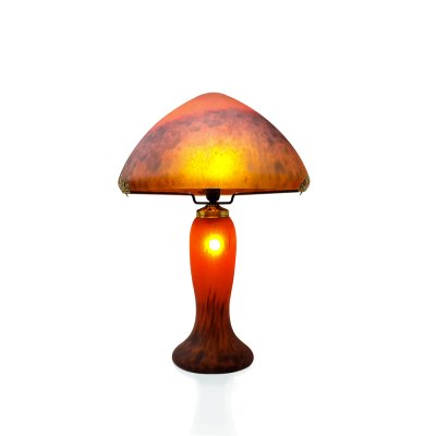 Vessière Cristaux | Cristallerie Baccarat, Lalique, Saint-Louis, Daum 17 Lampe-pate-de-verre-gm-rouge