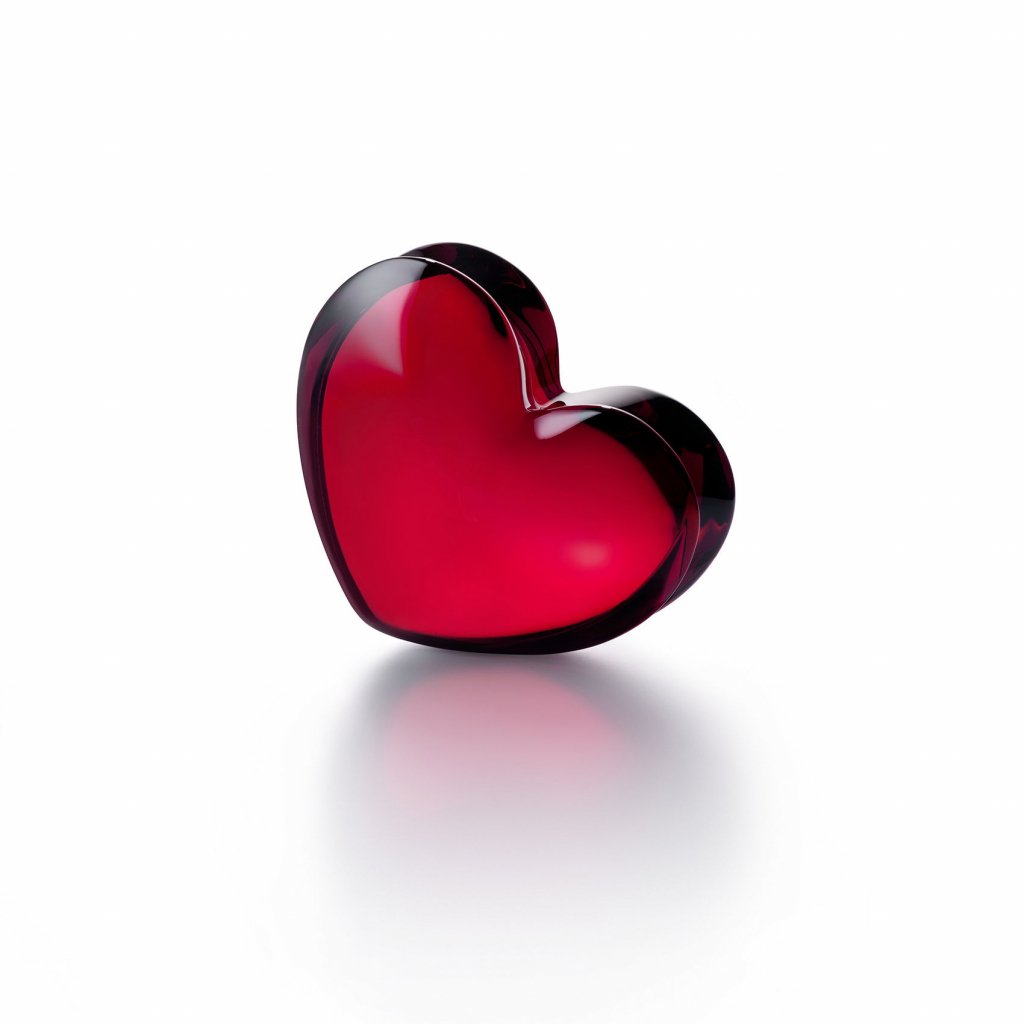ZINZIN COEUR ROUGE BACCARAT | Vessiere Cristaux