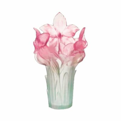 Vase-amaryllis-rose-Daum