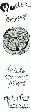 LES FRÈRE MULLER, VERRIERS À LUNÉVILLE ET CROISMARE 6 signature-freres-Muller