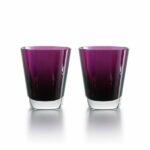 Mosaïque – gobelet violet x2 baccarat