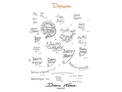 LA SIGNATURE SAINT-LOUIS 9 analyse des differentes signature daum frere et daum nancy