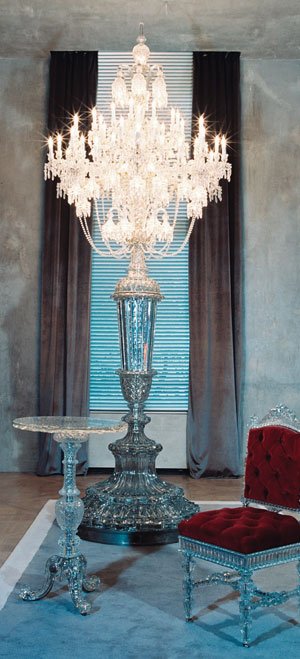CANDÉLABRE DIT DU TSAR BACCARAT (1909) 2 Tsar candelabre Baccarat