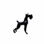 Sculpture chien humoristique