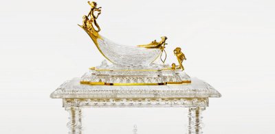 CANDÉLABRE DIT DU TSAR BACCARAT (1909) 4 baccarat-bateau-cristal-bronze