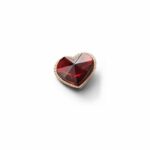 pendentif coeur cristal rouge Baccarat etoile de mon coeur
