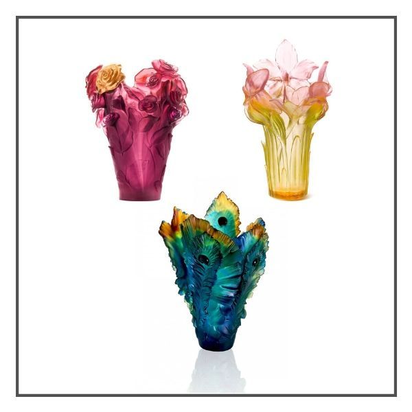 Daum Crystal Vase (Made In France) | Vessiere Cristaux