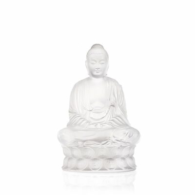Sculpture bouddha grand modèle lalique