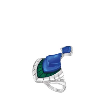 Bague paon lalique