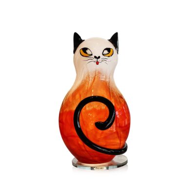 Lorraine crystal cat lamp