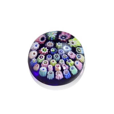 Sulfure presse-papier cristal millefiori