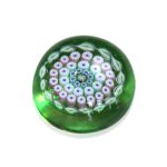 Sulfure presse-papier cristal millefiori