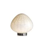 Lampe shesnut en verre incolore