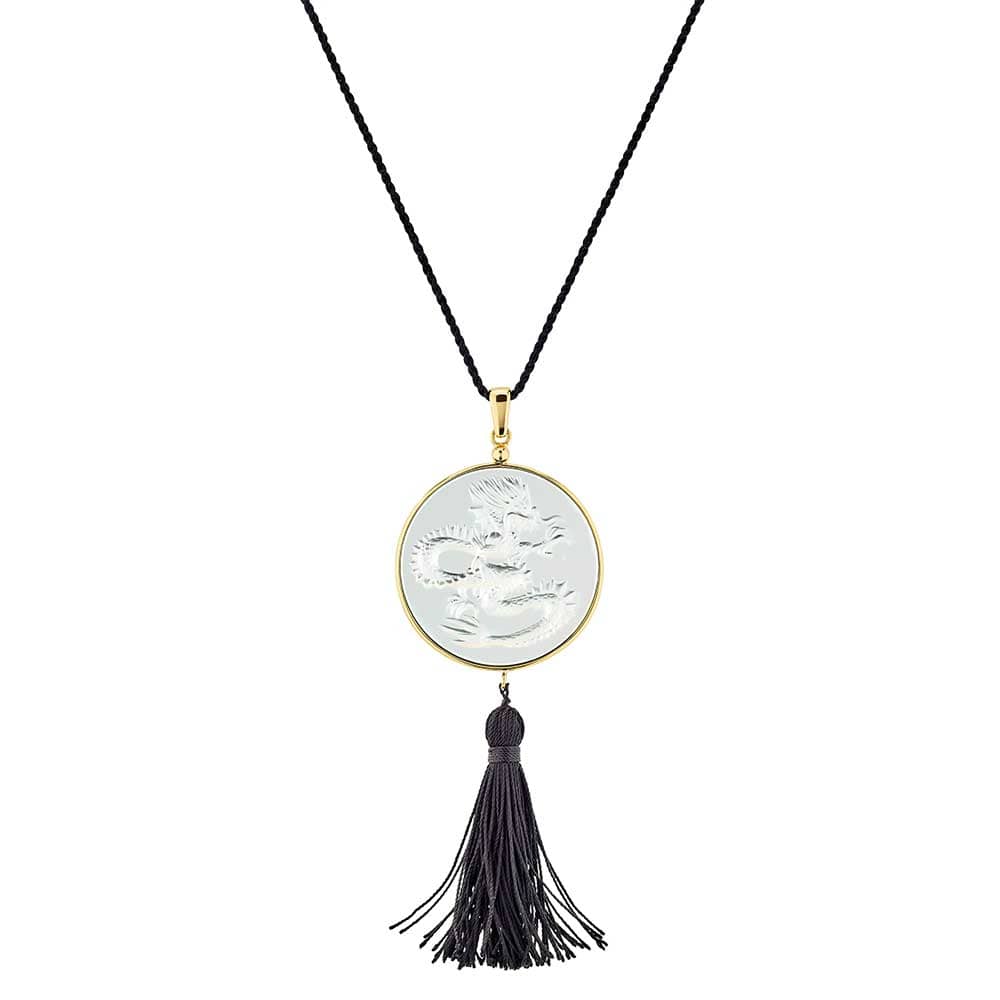 d*3様 LALIQUE(ラリック) ドラゴン ティエンロン ペンダント クリア Pendentif Dragon Tianlong Lalique | Vessiere Cristaux