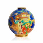 Flo ball Japonica decor Rizzi Émaux de Longwy
