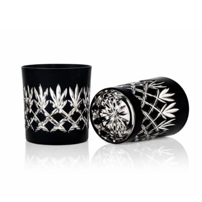 2 gobelets à Whisky noir taille Ananas
