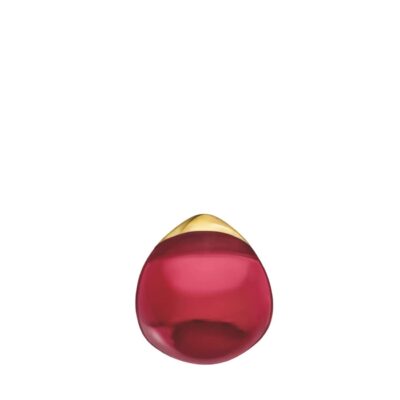 Cabochon earrings Lalique - Red