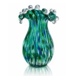 vase-floraison-paquerette-cristal-turquoise