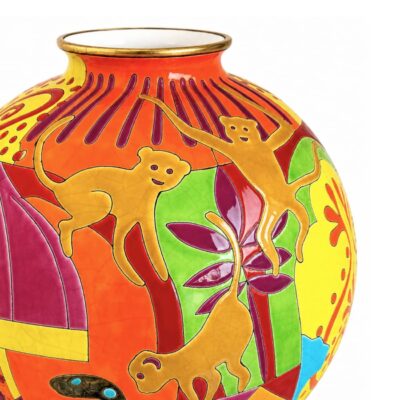 Boule coloniale Jaipur Nicolas de Wael emaux Longwy 3