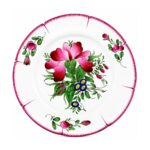assiette-faience-luneville-saint-clement-peint-main